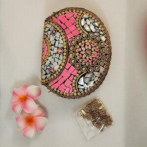 NIB RAMLA" Beverly Hills" Mosaic Bag